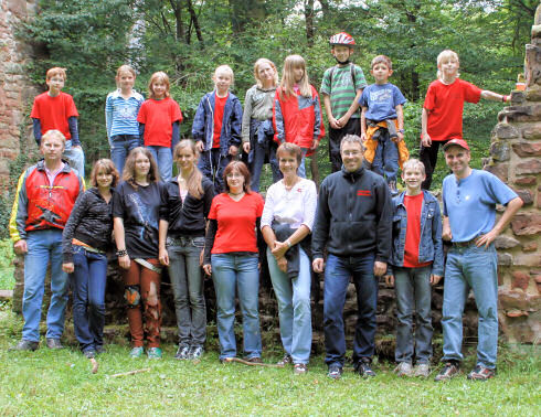 Teilnehmer der Radtour