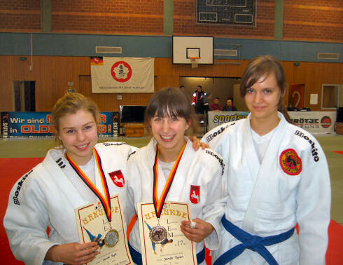 Denise Pape, Jennifer Rojahn und Tatjana Leopold